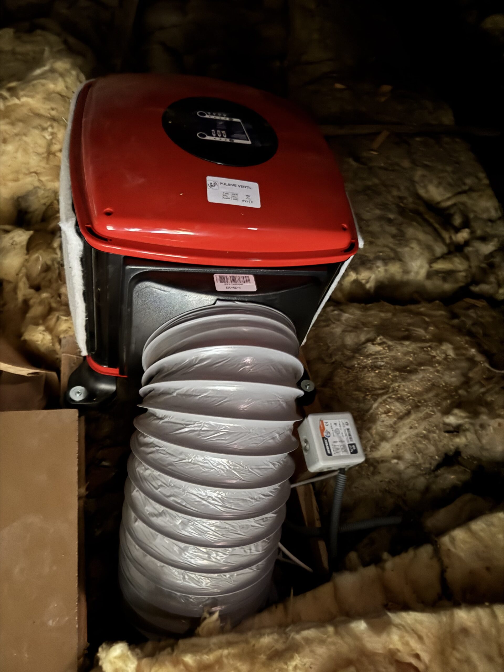 Installation ventilation - VMC - Comble